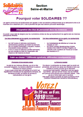 Pourquoi voter Solidaires