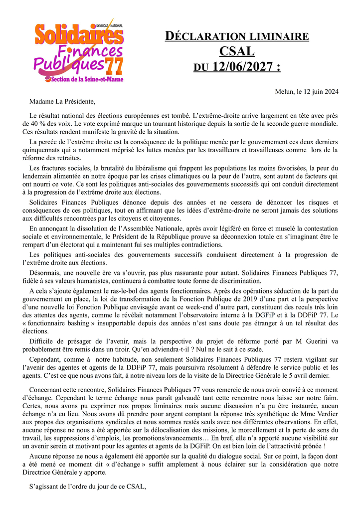 Liminaire CSA 2024 06 12