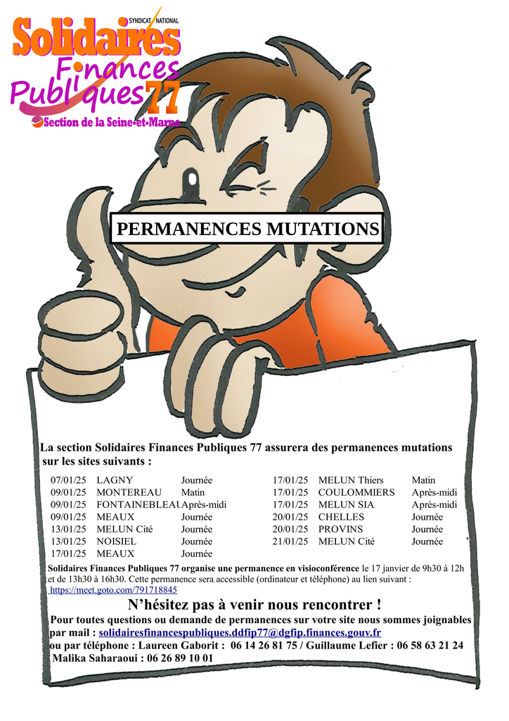 Permanences 77 2025