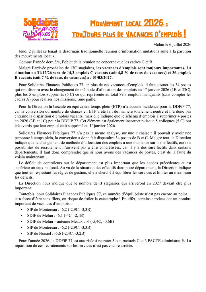 CR Réunion informelle Mutation 2026 07 02