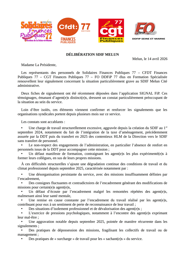 Délibération SDIF Melun