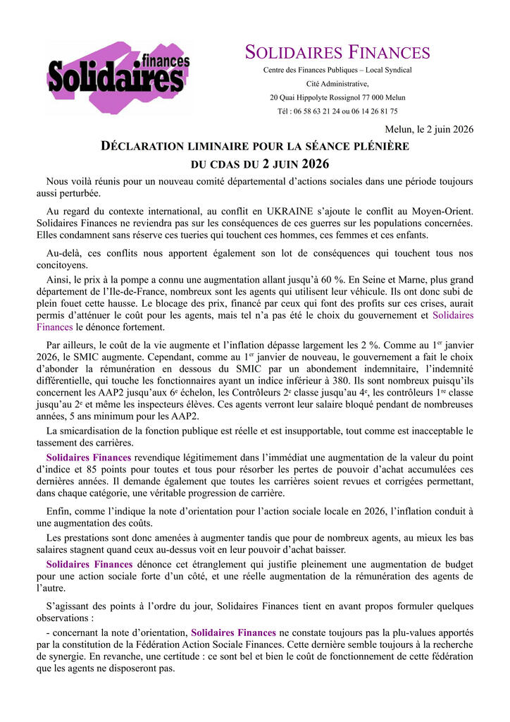 Liminaire CDAS 2026 06 02