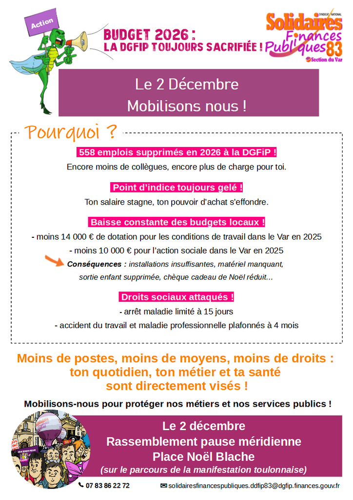 Mobilisation 2 décembre