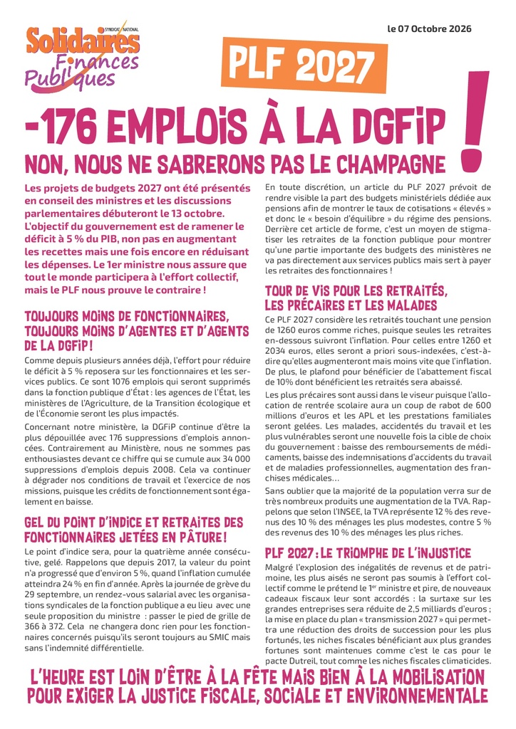 Tract PLF2027