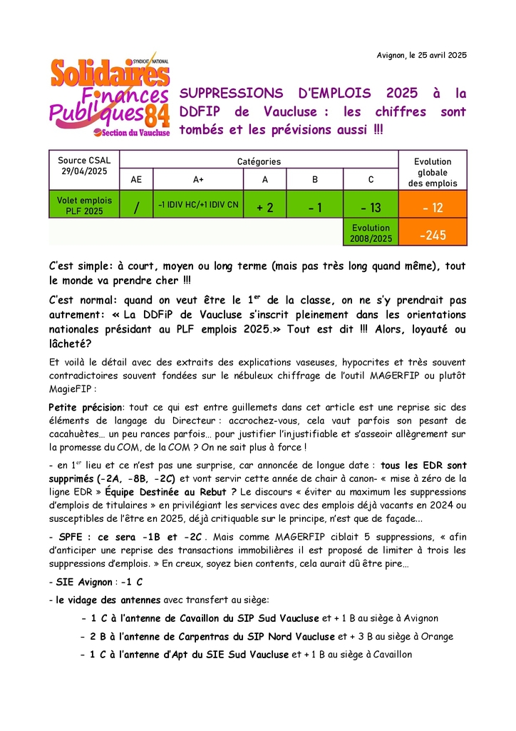 article suppression emplois 2025 84 0001