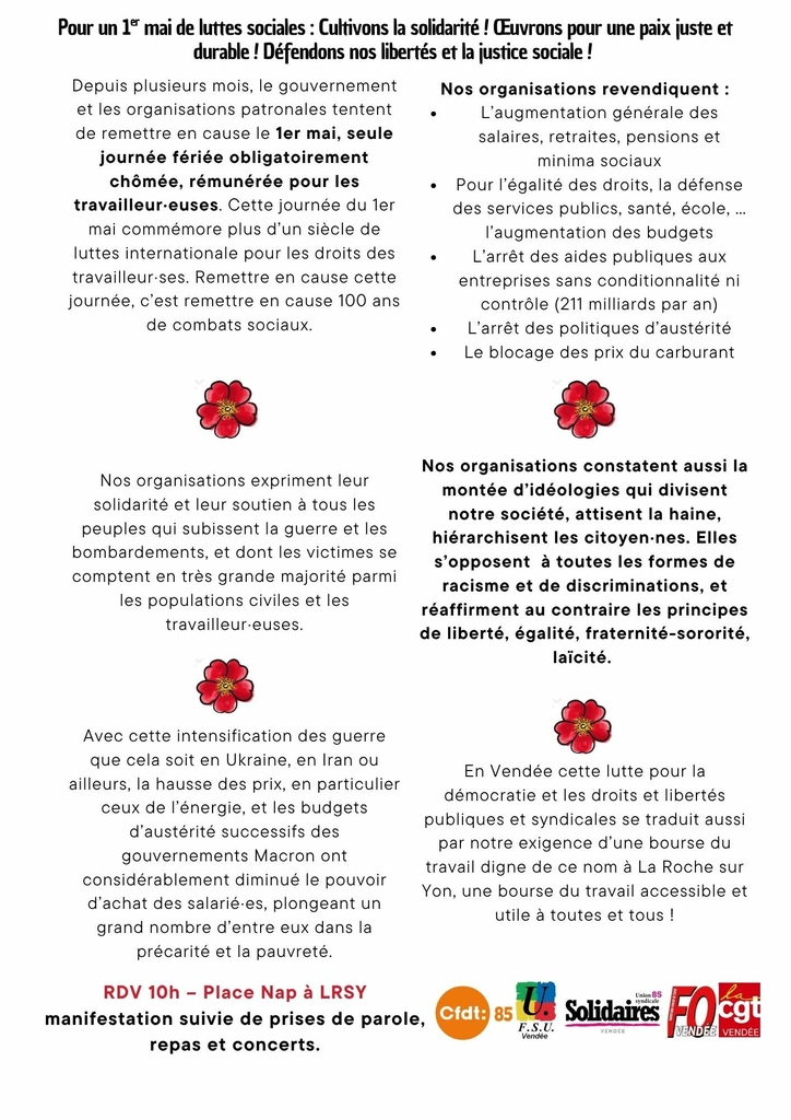 Tract 1er mai