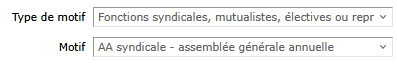 Saisie absence AG