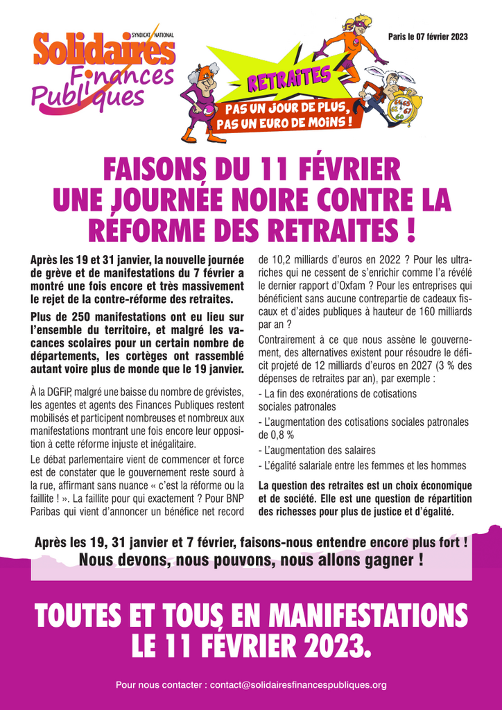230207 tract greve retraites 11 fevrier Version 34