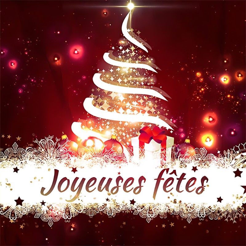 joyeuses fetes sapin