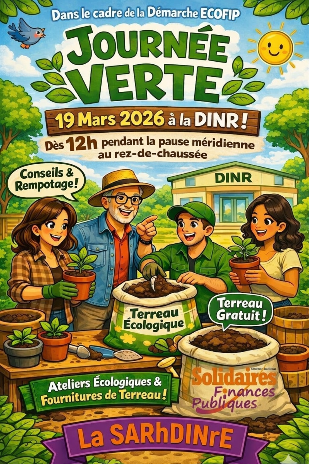 Journée verte affiche