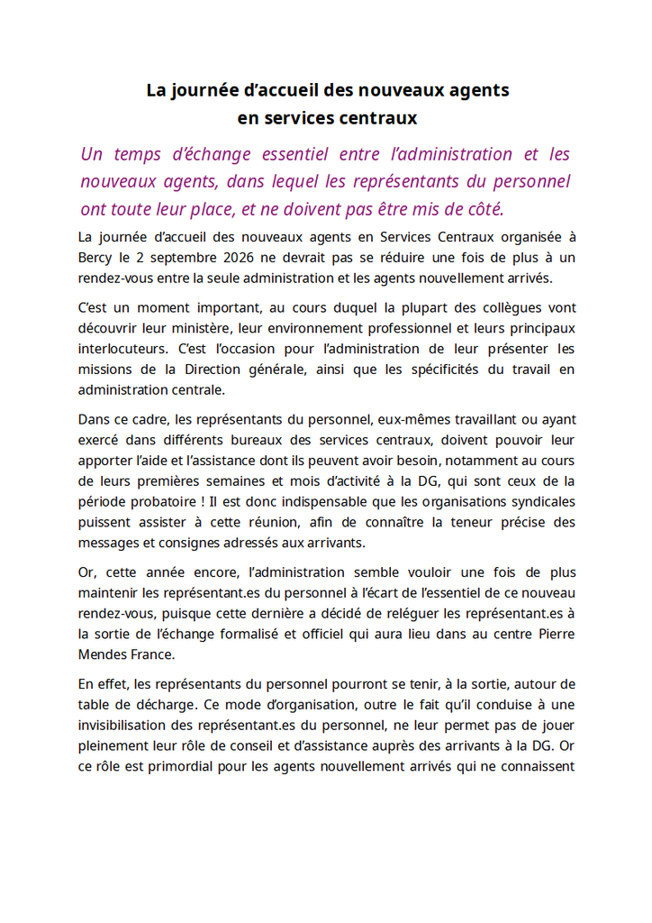 AccueildesnouveauxagentsenServicesCentraux