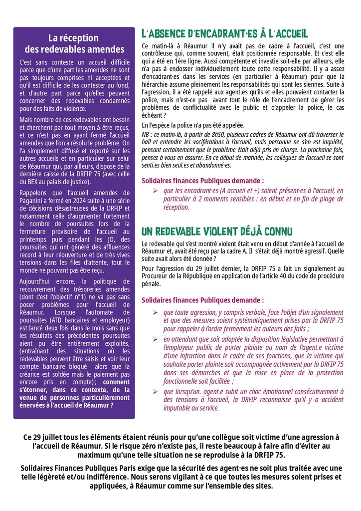 sécurité accueil Réaumur 0002