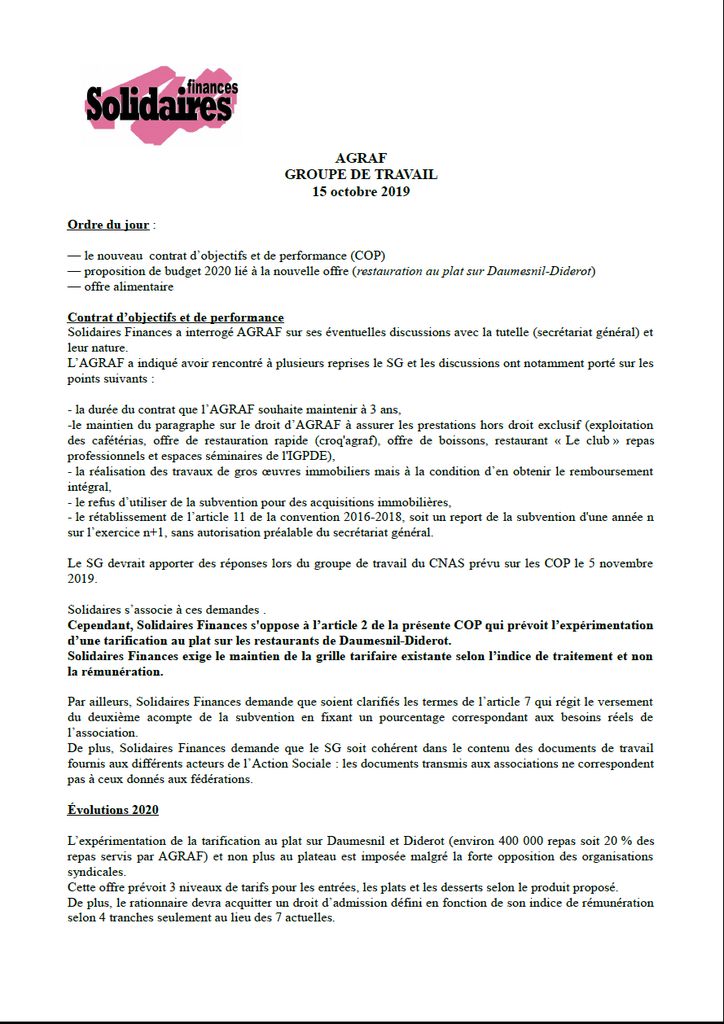 CR GT Agraf 15 octobre 2019