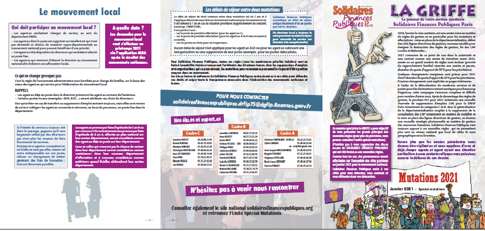 Dépliant Griffe mutations 2021page1