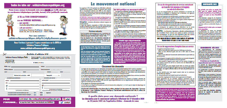 Dépliant Griffe mutations 2022 page2