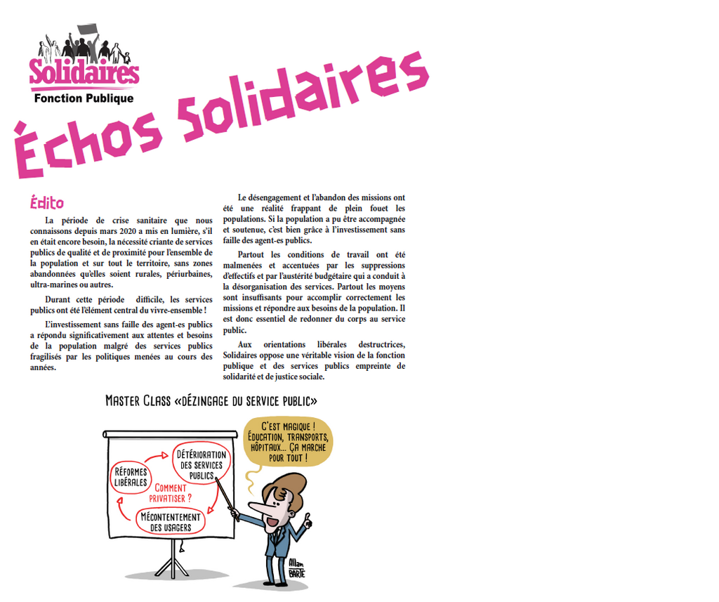 echos solidairesnov 2021
