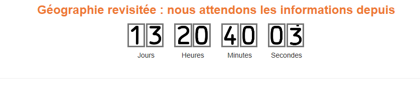 Géographie revisitée compteur Paris