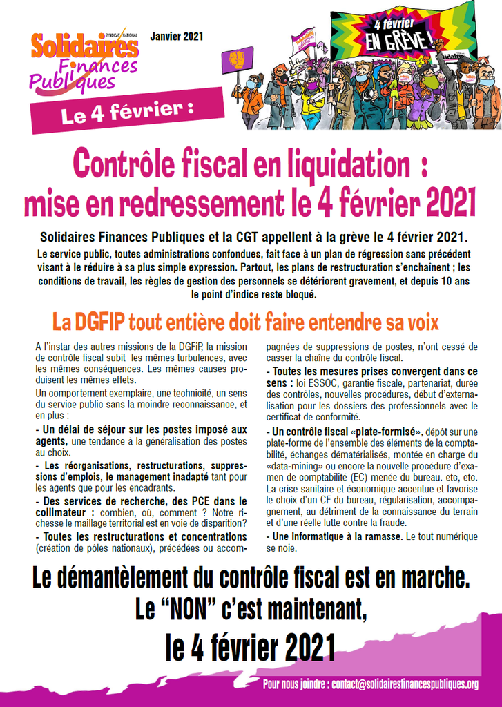 Controle fiscal 4 février
