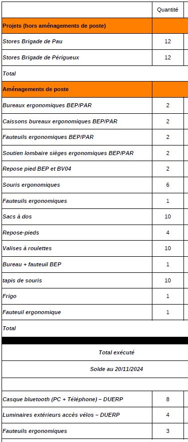 budget FS 2024 détails