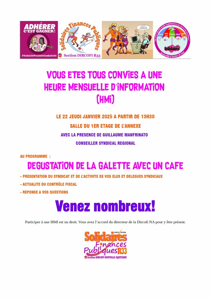 HMI 22 janv 2026 direction