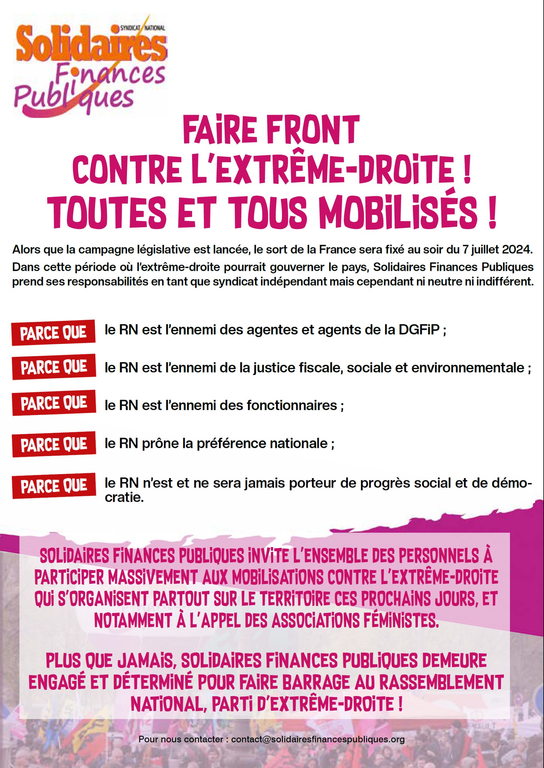 Toutes et tous mobilisés
