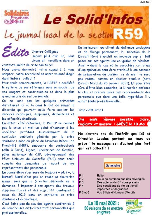 Page 1 Solid Infos Mai 2021