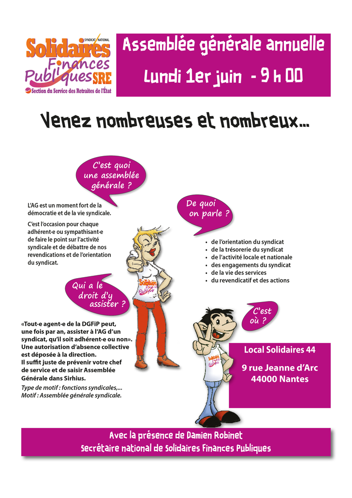 Affiche SRE AG 1er juin 2026 1